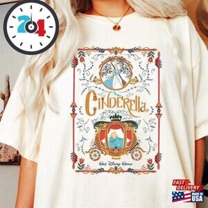 Retro Disney Princess Character Shirt Royal Tour Unisex Tshirt